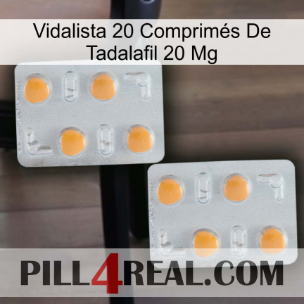 Vidalista 20 Comprimés De Tadalafil 20 Mg 25